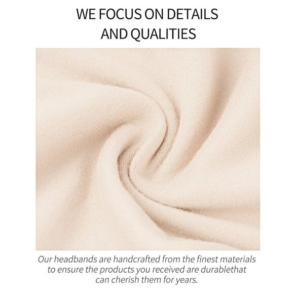 10 PCS Women Headbands African Wide Hair Wrap Extra Turban Head Bands fo… - Picture 4 of 7